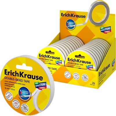 ErichKrause Páska lepicí oboustranná 12 mm x 10 m
