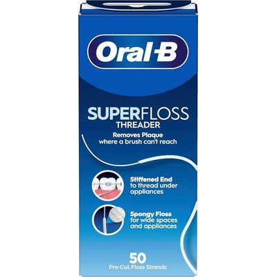 Oral-B Zubní nit Superfloss 50 ks – Zboží Dáma