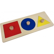 Montessori puzzle tvary