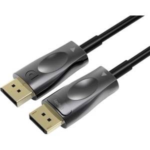 PremiumCord Кабел Optical DisplayPort 1.4 DP - DP, 8K30Hz, M/M, 20 m, черен KPORT6-20 (KPORT6-20)