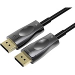PremiumCord Кабел Optical DisplayPort 1.4 DP - DP, 8K30Hz, M/M, 20 m, черен KPORT6-20 (KPORT6-20)