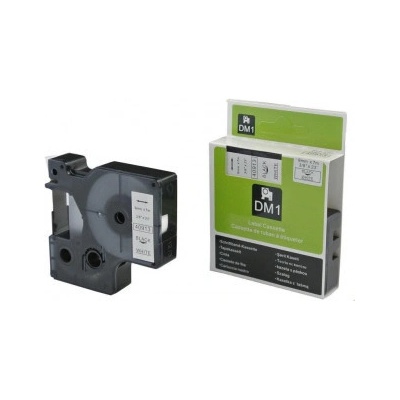 Label Dymo D1 40913 - kompatibilná páska - 9mm, čierne písmo/biely podklad