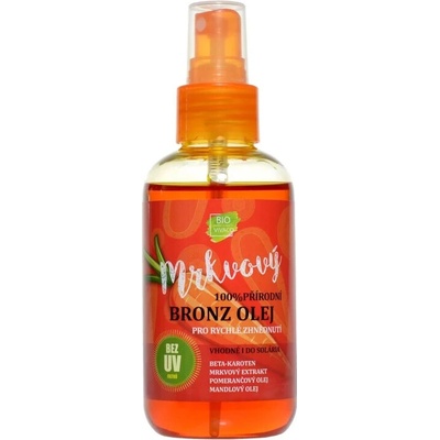 VIVACO 100% Přírodní opalovací olej s mrkvovým extraktem SPF 0 150 ml