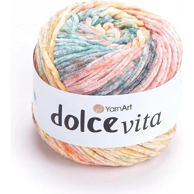 Yarn Art Dolce Vita 3402 zelená žlutá oranžová
