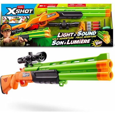 X-SHOT Puška se zaměřovačem 6 nábojů