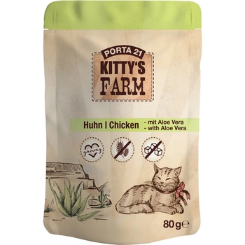 Feline Porta Kitty´s Farm kuřecí s aloe vera 80 g