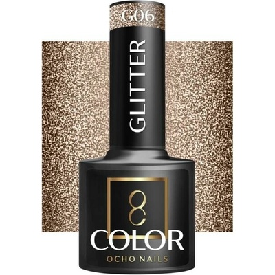 Ocho Nails Gél lak na nechty Glitter G 06, 5 g