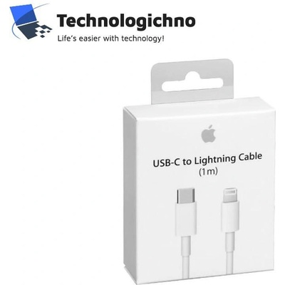 Кабел Apple A1703, USB-C - Lighting - 1m (OEM-A1703-1M)