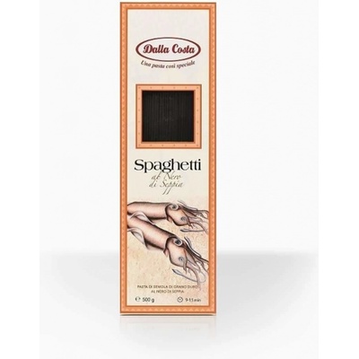 DALLA COSTA Čierne sépiové špagety 0,5 kg