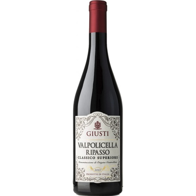 Giusti Valpolicella Ripasso Classico Superiore 14% 0,75 l (holá láhev)