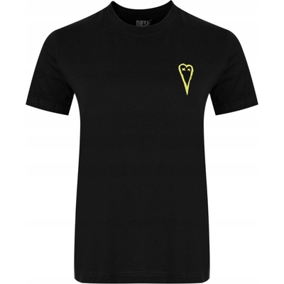 DIESEL Heart Black tričko