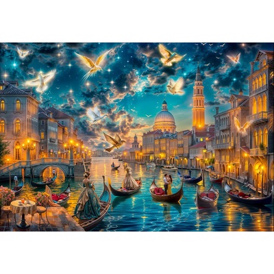 Bluebird Puzzle - Puzzle Magical Trip to Venice - 1 000 piese