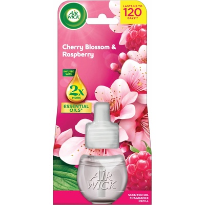 Air Wick Náplň do elektrického osviežovača vzduchu Cherry Blossom a Raspberry 19 ml