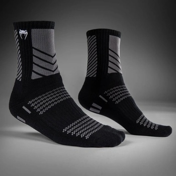 Image 1 of VENUM Чорапи за Бокс Venum Vector Crew Socks 3 Pack - Black/Grey - XL