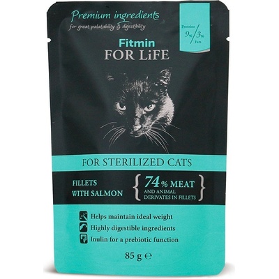 Fitmin kastrované salmon 85 g