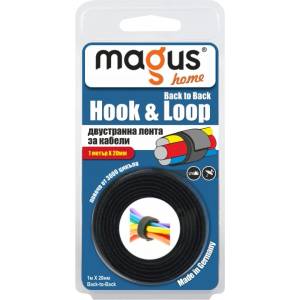 Magus Лента за кабели МАГУС Back-To-Back, 1м Х 20мм кабели М (8701002)