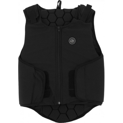EQUITHEME Dětský bezpečnostní chránič páteře Hexaflex černý