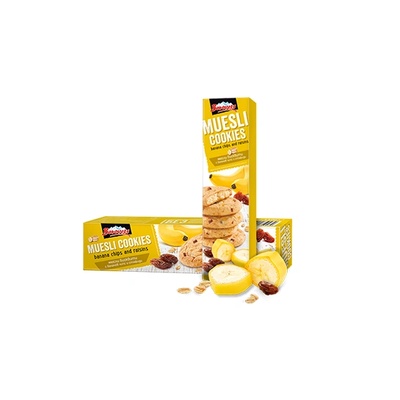 Боровец Мюсли бисквити "Боровец" с бананов чипс и стафиди - 110 гр