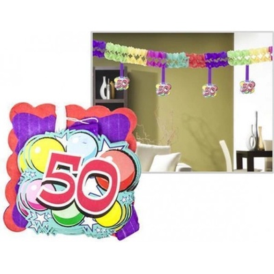 Girlanda k 50. narozeninám 400x12x12 cm – Zboží Dáma