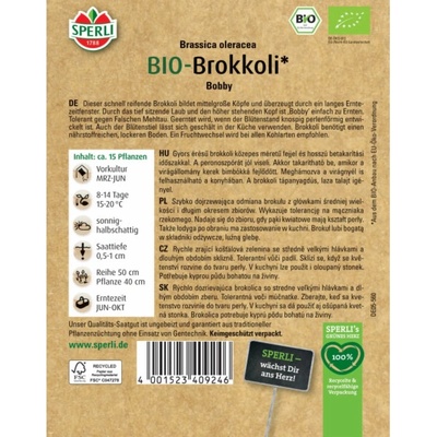Sperli Bio brokolice "Bobby"