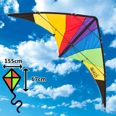 Invento Akrobatický drak Limbo II Classic Rainbow 67x155cm