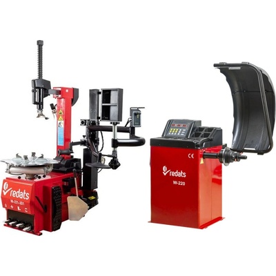 Redats SET-PNEU6, Vyvažovačka W-220 a zouvačka kol M-221 3D1 s přídavným ramenem | Zboží Auto Redats SET-PNEU6, Vyvažovačka W-220 a zouvačka kol M-221 3D1 s přídavným ramenem | Zboží Auto