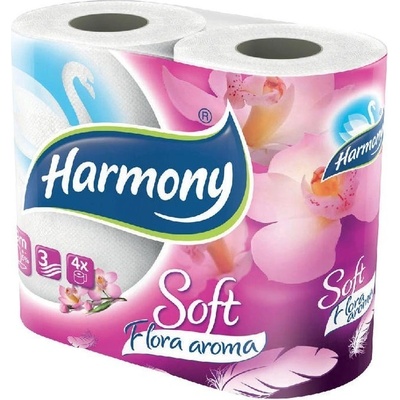 Harmony Soft Flora 3-vrstvý 4 ks