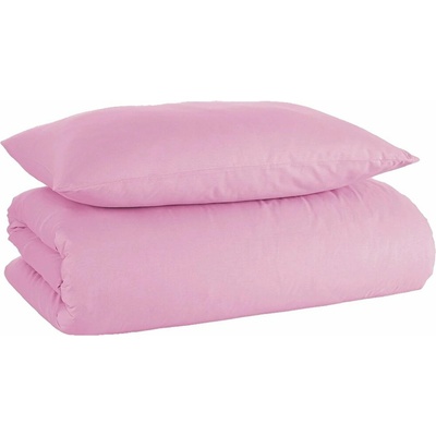 BedTex bavlna jednofarebné obliečky ružové 100% bavlna renforcé 70x90 140x200