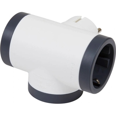 Legrand АДАПТЕР 3 ГНЕЗДА Т- ОБРАЗЕН LEGRAND 694520 (694520 шуко 3x бял)