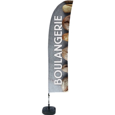 Jansen Display Beach Flag Budget Set Wind velký Bakery French ECO, 1010 x 4305 mm