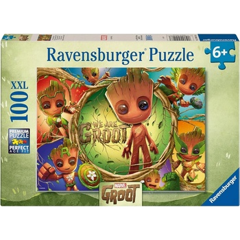 Ravensburger Пъзел Ravensburger от 100 XXL части - Ние сме Грут (12004128)