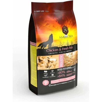 Ambrosia Chicken & Fresh fish puppy & growth 2 kg