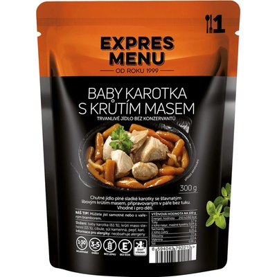 EXPRES MENU Baby mrkva s morčacím mäsom 300 g