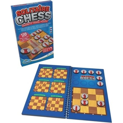 ThinkFun Solitaire Chess - magnetická hra na cesty