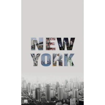 Fotozáclona AGdesign neprůhledná, New York 140 x 245 cm