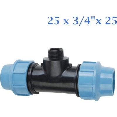 Donsen PE Koleno 25x3/4´´ s vonkajším závitom