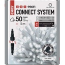 Emos D2AC02 Profi LED spojovacia reťaz biela 5 m vonkajšia aj vnútorná studená biela časovač