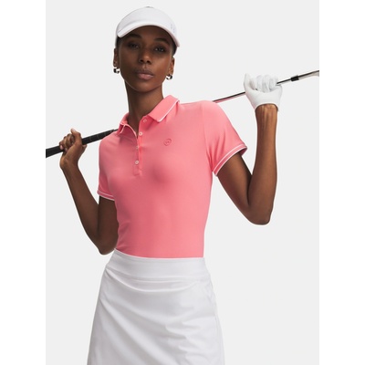 Under Armour Dámske tričko UA Drive Chill SS Polo-PNK