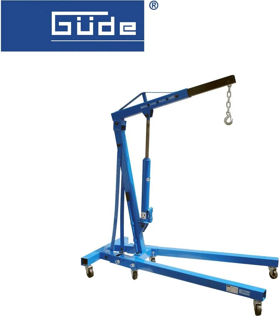 GÜDE Сгъваем кран-жираф за двигатели 2000 кг (gude 24361)