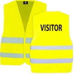 Korntex HI-VIS KX200 PASSAU / Светлоотразителна жилетка "Посетител" - жълта XL/XXL (76VIST200zc)