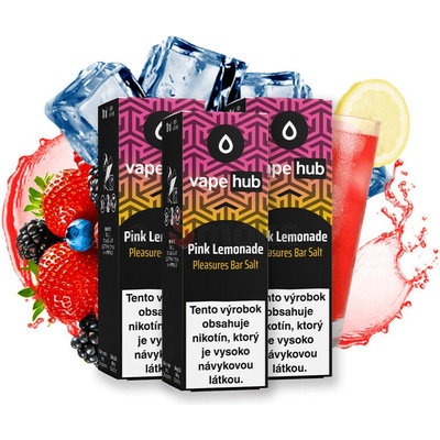 VapeHub Salt Pink Lemonade 3 x 10 ml 10 mg