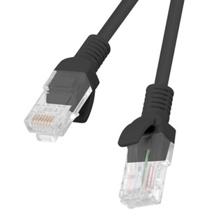 Lanberg Пач кабел Lanberg PCU6-10CC-0200-BK, U/UTP, cat. 6, 2м, черен
