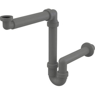 Alcadrain Úsporný sifón pod umývadlo 5/4", čierny A434-ECO