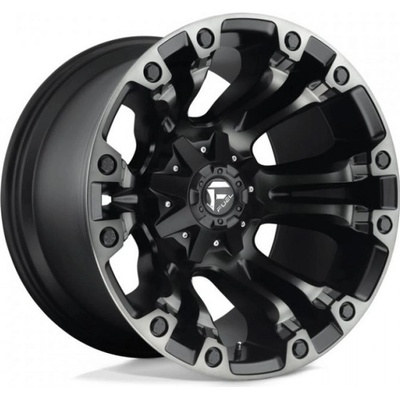 FUEL D851 VAPOR 10x20 5x114.3 ET-18 matte black gray tint