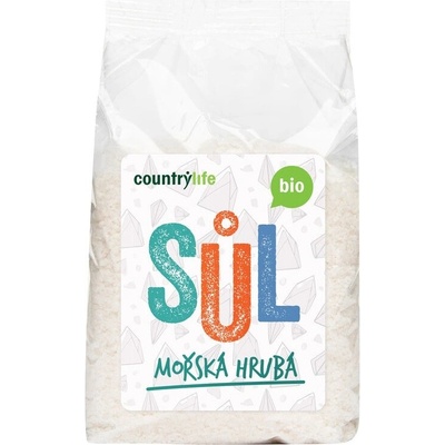 Country Life Sůl mořská hrubá BIO 1 kg