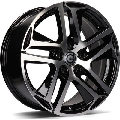 CARBONADO Nice 7x16 4x108 ET25 black front polished