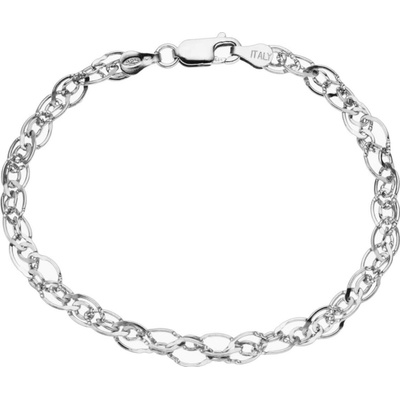 Bealio 01706 stříbrný náramek GRAND točený 18 cm 03-01706-1740