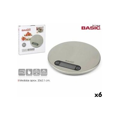 Basic Home Кухненската Везна Basic Home Сребрист 20 x 2, 1 cm (6 броя)