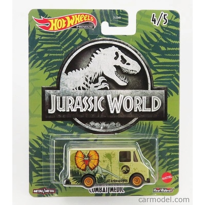 Mattel hot wheels Truck Combat Medic Van Jurassic World Zelená 1:64