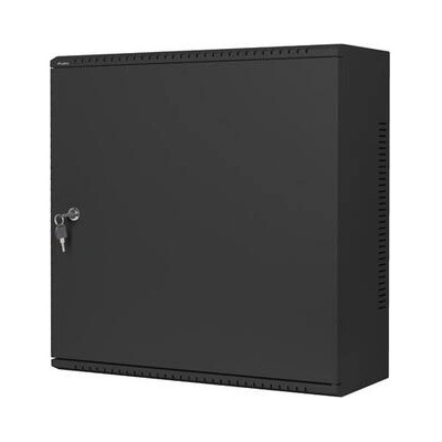 Lanberg Комуникационен шкаф, Lanberg rack cabinet 19" wall-mount 6U 3u/540x200 low-profile black (assembled) (WAF1-5203-06-00B)
